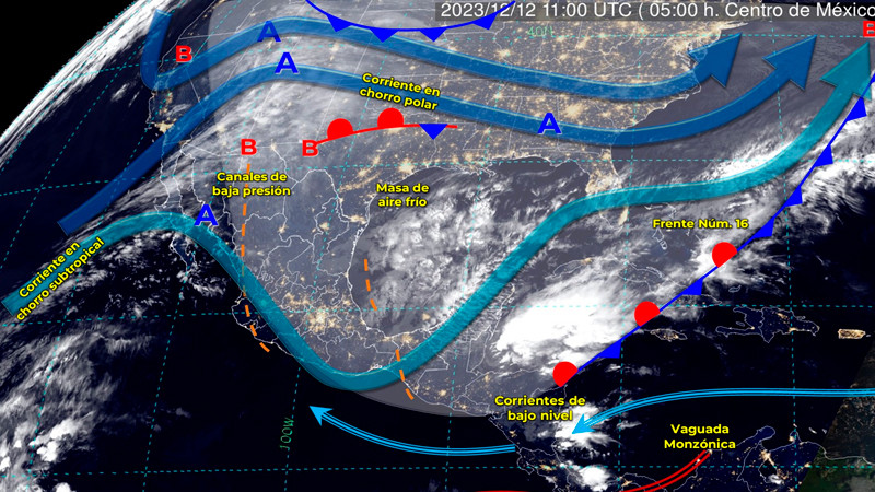 Prevén temperaturas extremadamente bajas en Chihuahua, Sonora y Durango