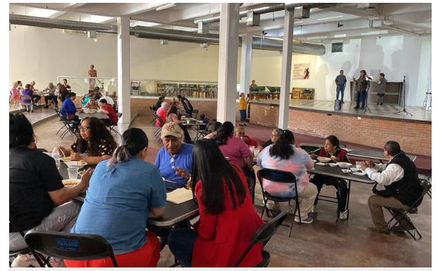 Comité municipal del PRI da la bienvenida a Austria Galindo con desayuno