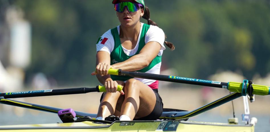 Kenia Lechuga clasifica a semifinales en Copa del Mundo de Remo